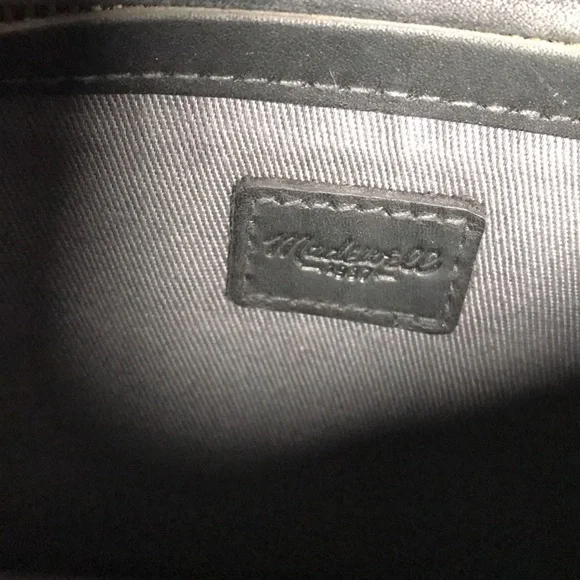 Madewell The Sketchbook Black Leather Bag Clutch Combo Purse - Picture 5 of 8
